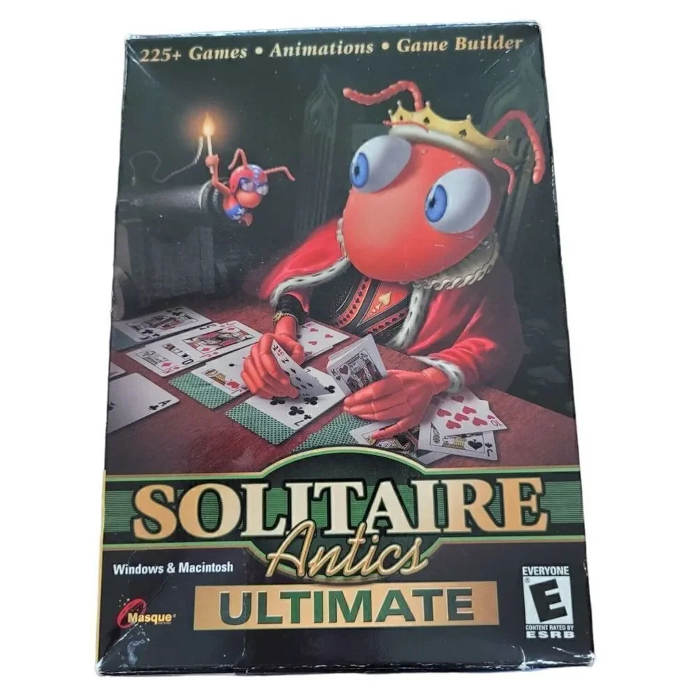 Solitaire Antics Ultimate for Windows & Macintosh Big Box PC Game